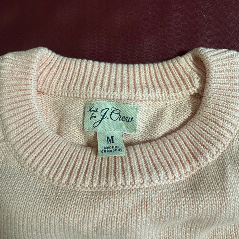 Jcrew new pink sweater